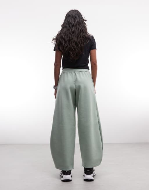 Nike Training wide leg pants in light green , 4 of 5