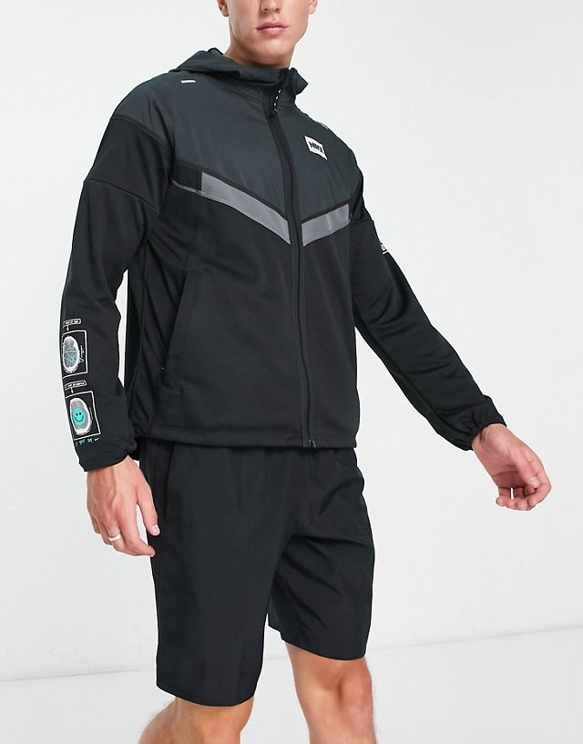 Nike Training windbreaker jacket in black