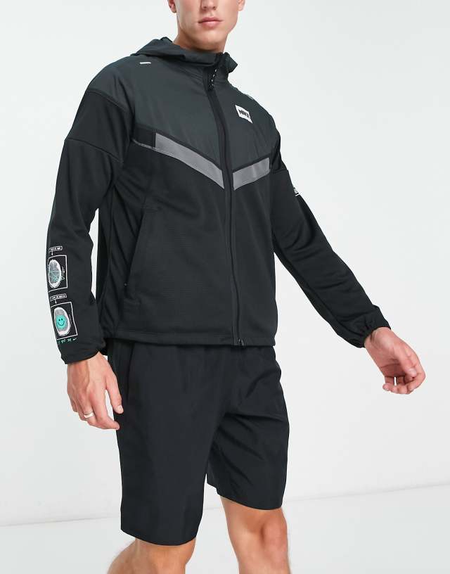 Nike Training windbreaker jacket in black