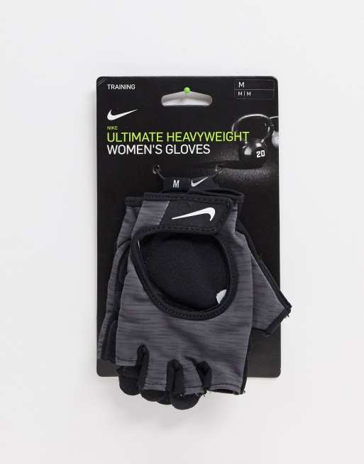 Nike Womens Ultimate Heavyweight Fitness Gloves Black/White