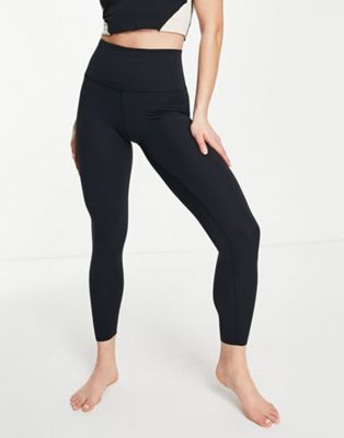 Nike Training yoga luxe 7/8 leggings in black