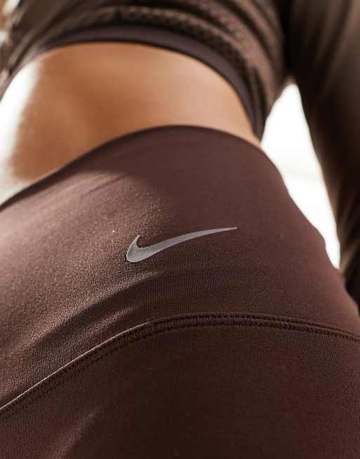 Nike Training Zenvy Dri-FIT 8 inch shorts in brown, 3 of 5