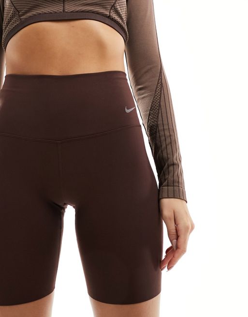 Nike Training Zenvy Dri-FIT high-waisted 8-inch shorts in black