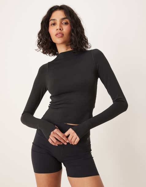 Nike Training Zenvy Dri-FIT soft touch long sleeved top in black - view 1