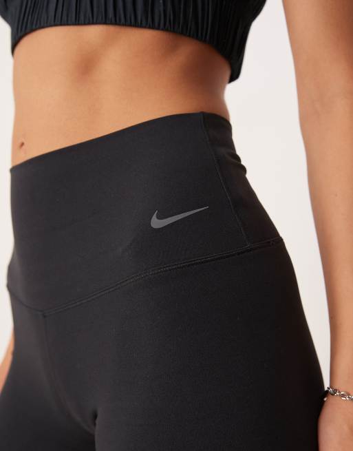 Nike Training – Zenvy – Dri-FIT – Svarta, mjuka träningsshorts med hög midja, 5 tum, 5 av 5