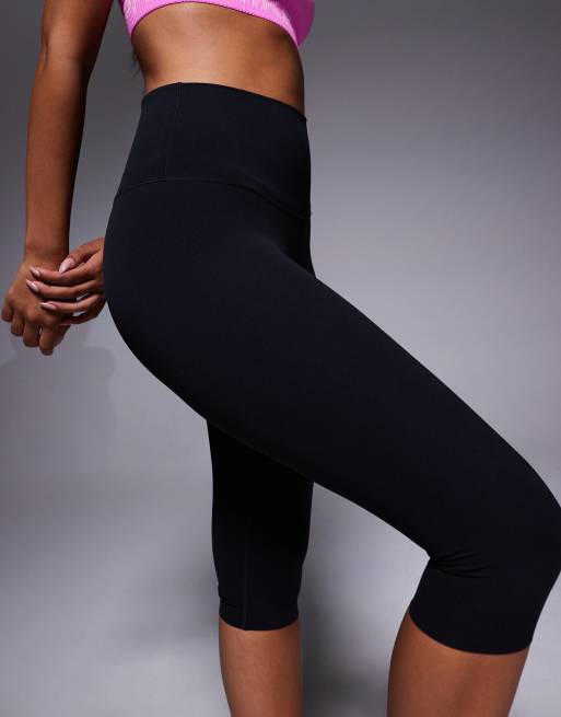 Nike Training Zenvy Yoga Dri-FIT capri tights in black, 2 of 5