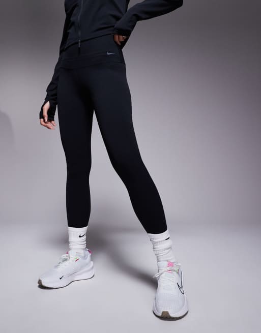 Nike Training Zenvy Yoga high waisted 7/8 leggings in black