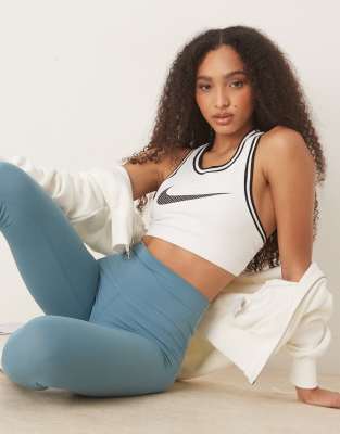 Nike Zenvy Yoga Soft Touch High Rise 7/8 Leggings In Blue