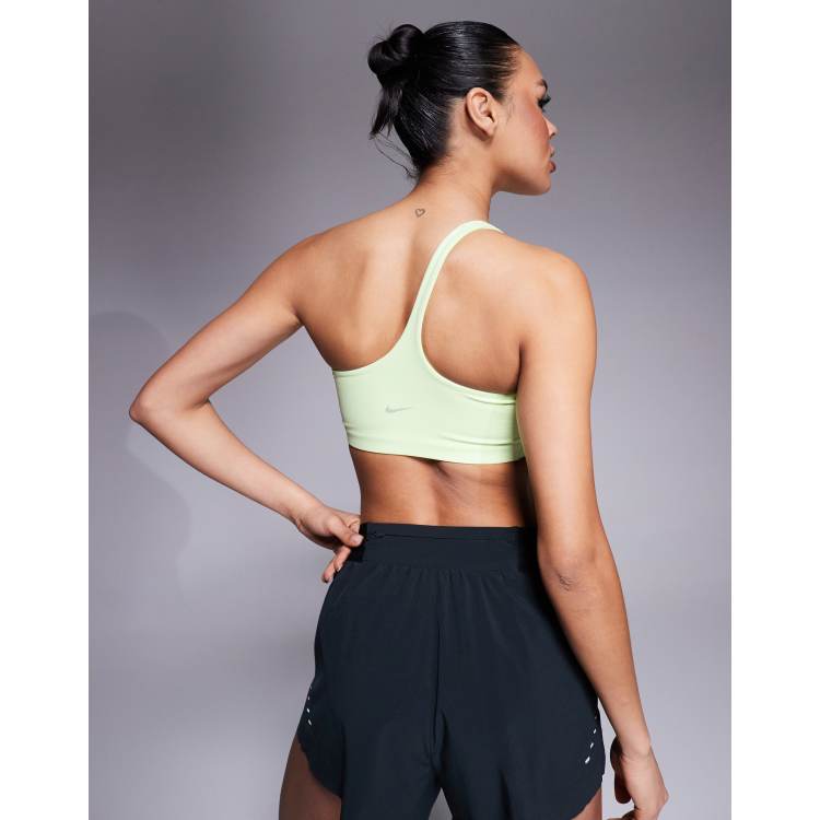 Nike Training Zenvy Yoga soft touch one shoulder sports bra in
