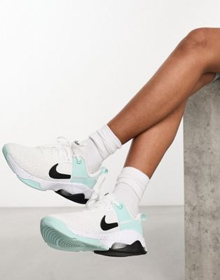 Nike Training Zoom Bella 6 trainers in white and black - ASOS Price Checker