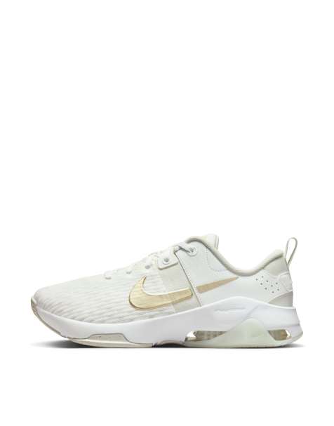 Nike Training - Zoom Bella 6 - Premium sneakers in wit en goud - view 1