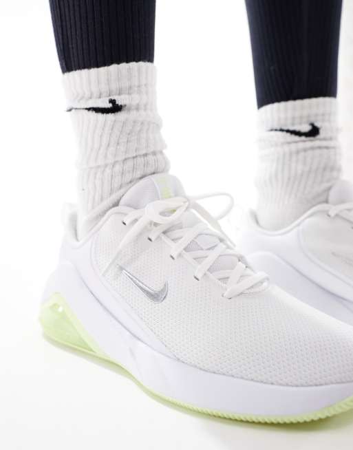 Nike Training Zoom Bella 7 trainers in white and green, 2 of 5