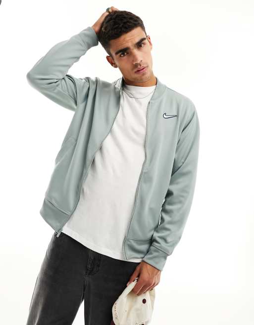 Nike green shop bomber jacket