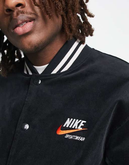 Nike jacket hotsell logo on back