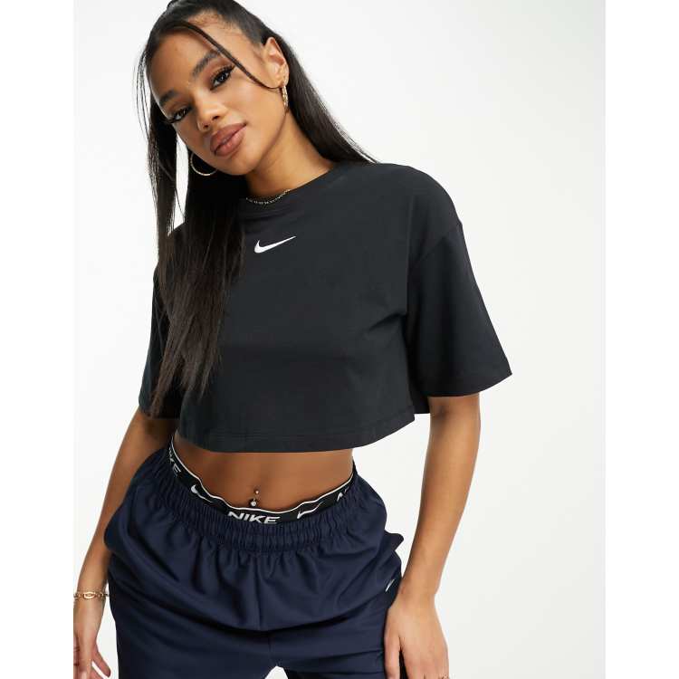 Nike t clearance shirt crop top