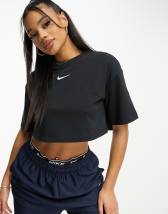 Noisy May cropped t-shirt in black | ASOS