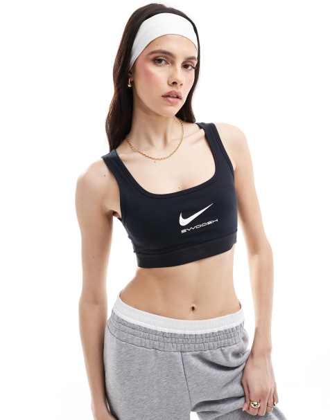 Nike - Trend - Crop top en jersey - Noir et blanc - view 1