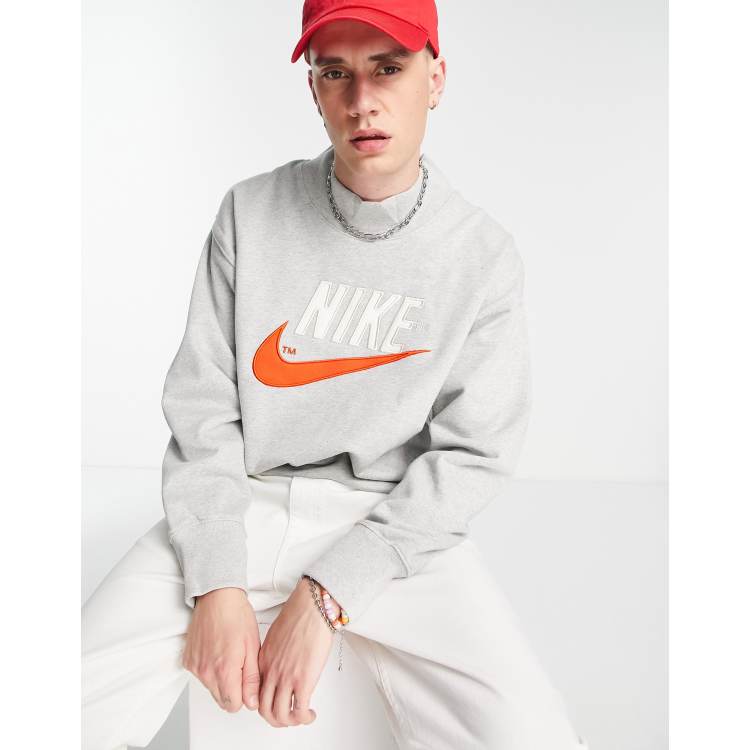 Nike mock neck sweatshirt sale