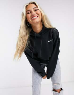 nike black oversized hoodie