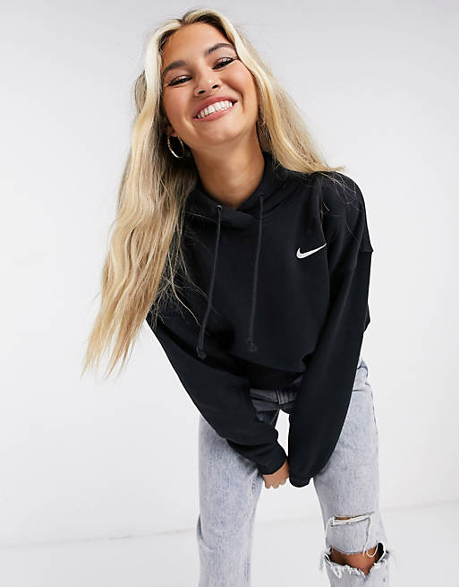 Nike Trend Fleece oversized hoodie in black