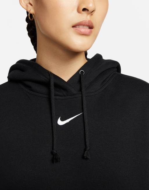 Nike Trend Fleece oversized hoodie in black