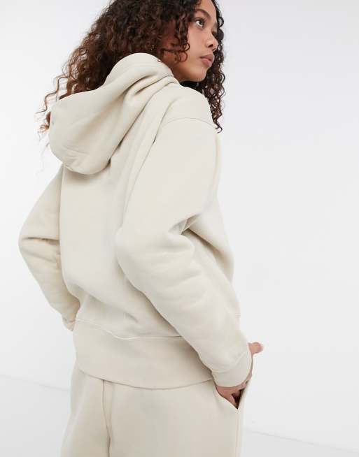 Nike oversized 2025 hoodie oatmeal