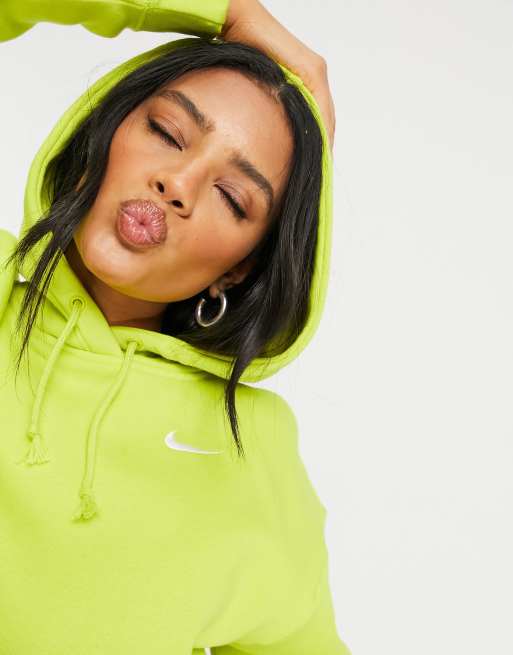 Green and yellow online nike hoodie