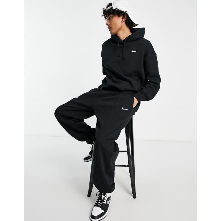 Nike Trend Fleece oversized joggers in black ASOS