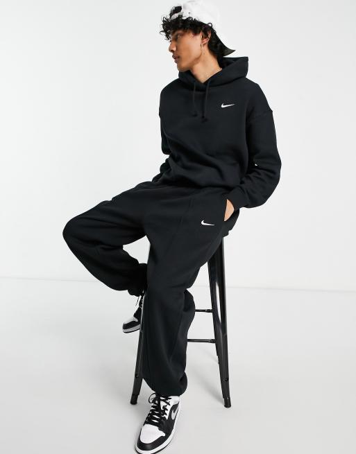 Nike Trend Fleece oversized joggers in black ASOS