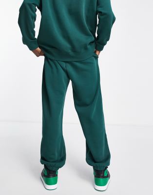 green oversized joggers