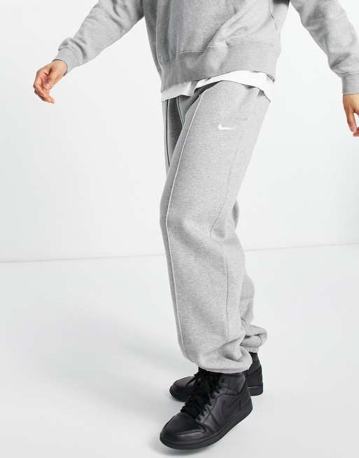 Nike Trend Fleece oversized joggers in grey ASOS