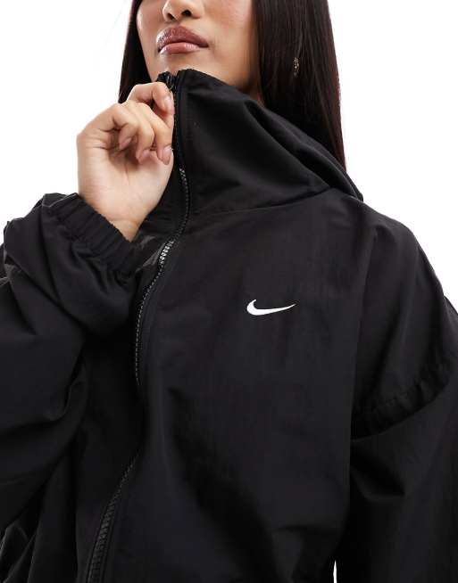 Nike Trend lightweight woven jacket in black ASOS