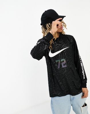 Nike Trend logo long sleeve t-shirt in black