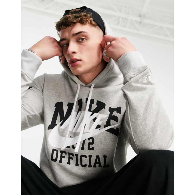 Nike Trend Pack hoodie in gray heather | ASOS