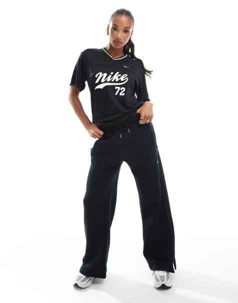 Nike - Trend Phoenix - Sorte joggingbukser med logo i fleece - view 1