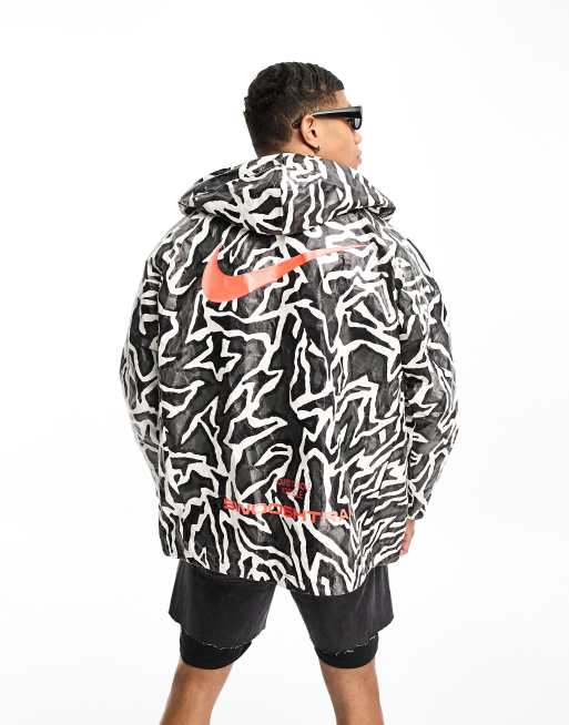 Nike store printed parka