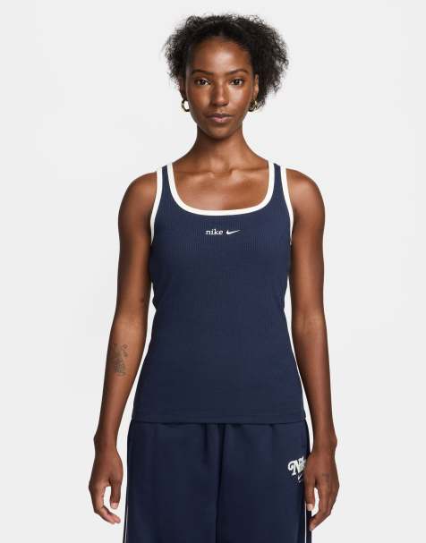 Nike women's studio outlet open back tank top