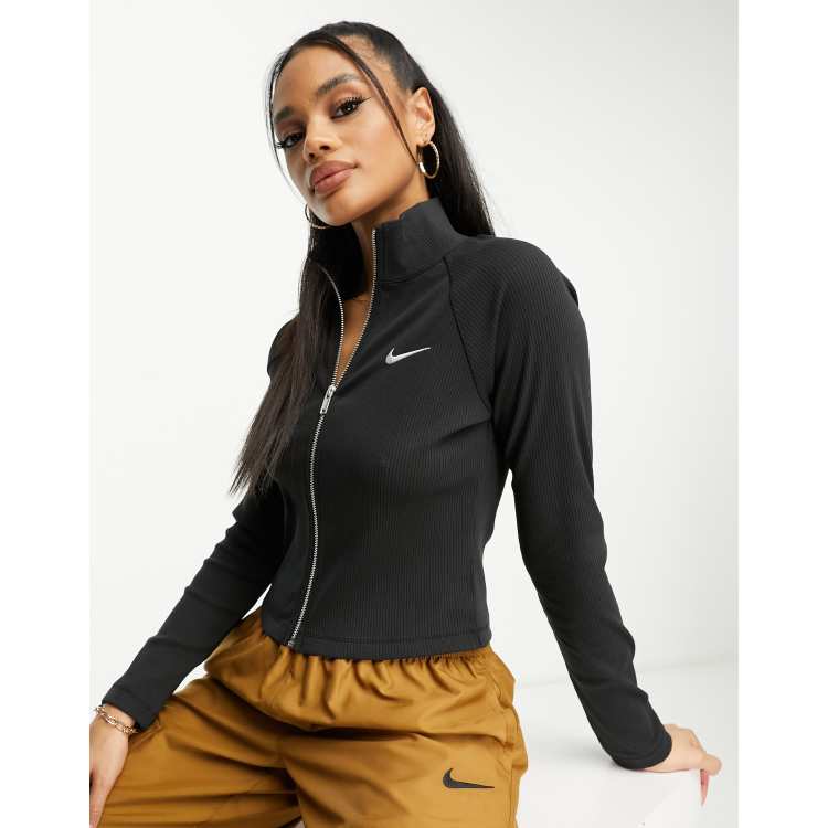 Womens nike clearance zip up top