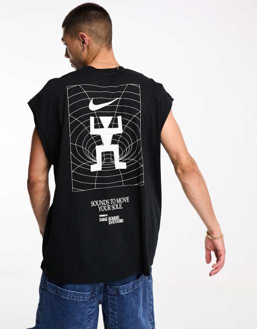 Nike - Trend - Sort overdel med logoprint