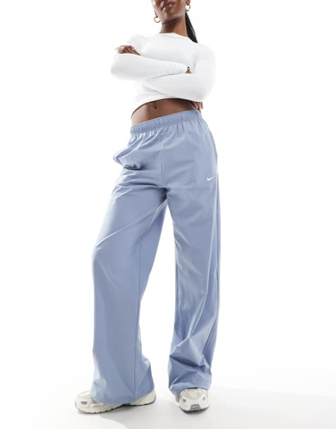 Nike - Trend Street - Pantalon large à taille haute - Bleu - view 1