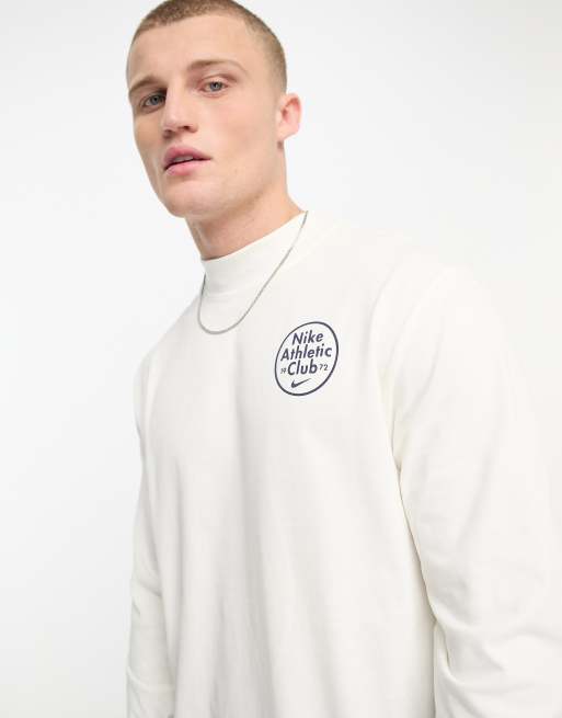 Nike Trend T shirt a col montant Creme