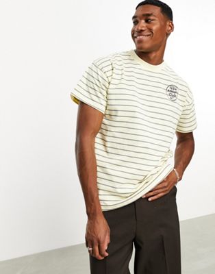 Nike Trend striped t-shirt in cream - ASOS Price Checker