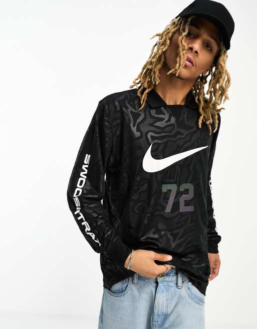 Nike Trend - T-shirt met logo en lange mouwen in zwart, 4 van 4