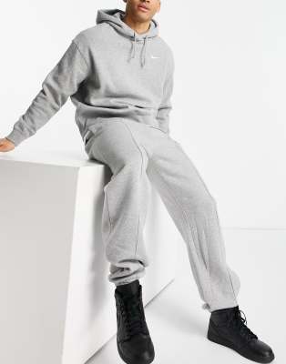 nike oversized grey sweatpants