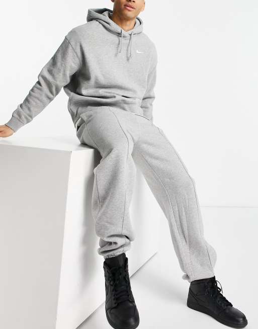 Nike Trend unisex fleece oversized joggers in grey