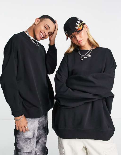 Nike trend fleece oversized crew sweatshir new arrivals