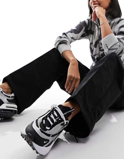 Nike Air high waisted flared leggings in black