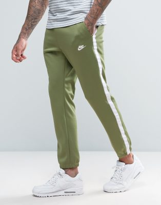 nike tribute joggers in green