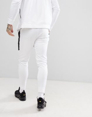 white nike tribute pants