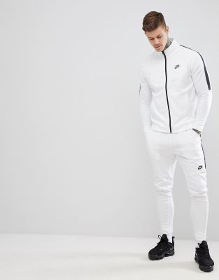 nike tribute white tracksuit